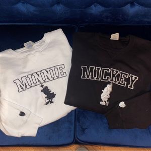 Minnie and Mickey Sweatshirts